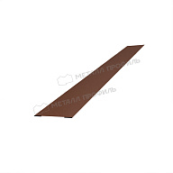 Планка крепежная забора 60 х 2500 (VALORI-20-Brown-0.5)